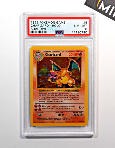 Pokemon psa charizard 4 - 8,