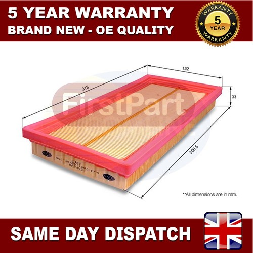 Filtro aria compatibile con