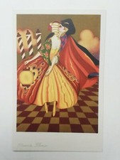 Marsala Florio Liberty Donnine Vino Sicilia Cartolina Pubblicitaria