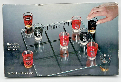 Shot glass tic tac toe - shot,
