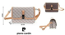 Borsa donna borsetta rigida con tracolla Pierre Cardin ecopelle tasca cellulare