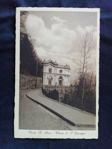 Cartolina biella riva - cartolina,