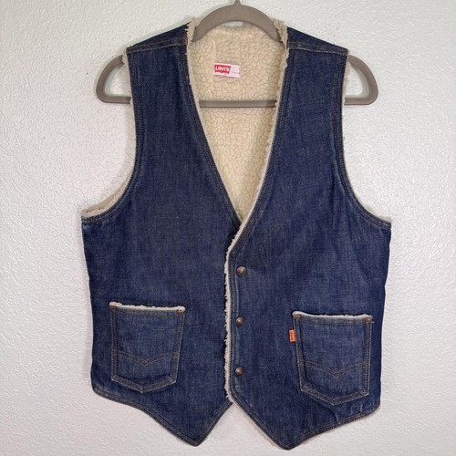Gilet vintage levis uomo denim - gilet,