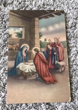 Cartolina vintage 1900 Natale