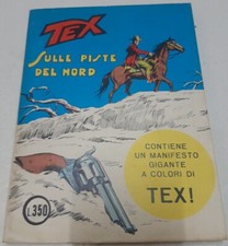 Tex Gigante 122 £. 250 Bollino Sovrapprezzo £. 350 del 1970 Con Poster OTTIMO ++