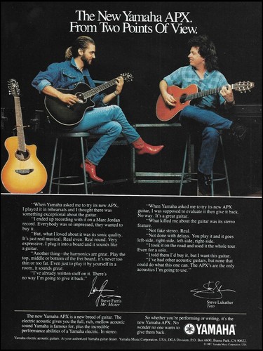 Pubblicità chitarra acustica