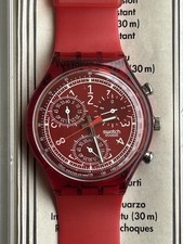 Swatch Chrono SCR101 Le Rouge