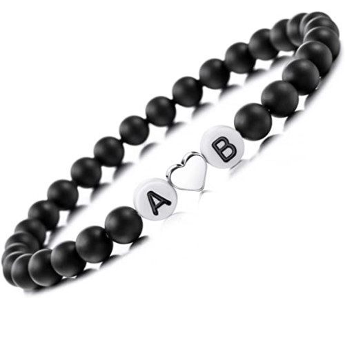 Bracciale con iniziale - , 2