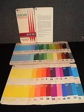 GCMI vintage GUIDA COLORI edizione VI, screziata, per inchiostri da stampa