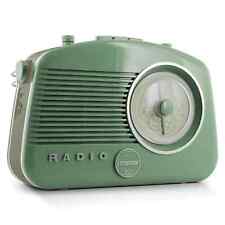 Steepletone Brighton BT Radio MW/LW/FM retrò portatile anni 60 con Bluetooth - Verde