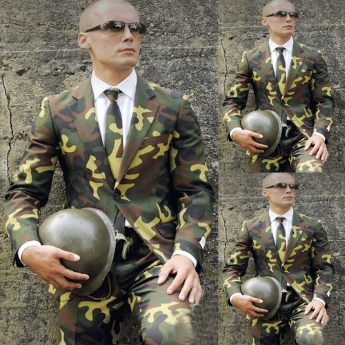 Tuta uomo mimetica pezzi - tuta,