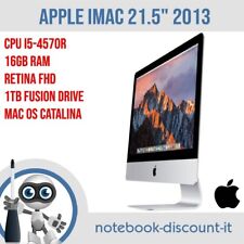 Apple iMac 21.5" SLIM CPU i5 16gb ram 1TB FD A1418 CREPA PARTE ALTA DX CORNICE