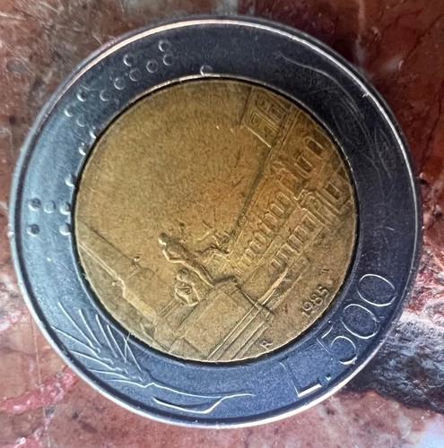 Monata 500 lire del - del, 1985