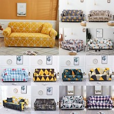 Lussuoso Copridivano Elasticizzato Antiscivolo Elasticizzato Antiscivolo con Foglie Floreali