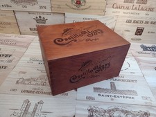 Cassetta porta vino in legno