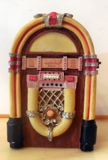 VINTAGE Salvadanaio JUKE BOX 12 CM RESIN