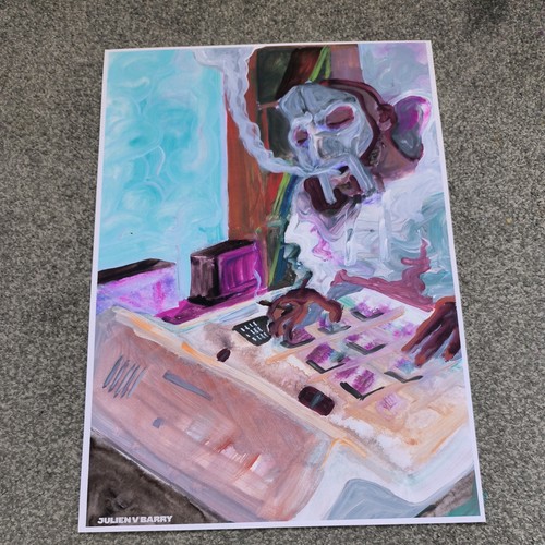 Doom painting art poster - doom,