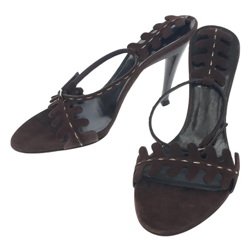 Sandali fendi scamosciati - sandali,