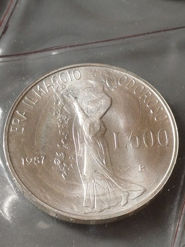 500 lire fdc argento - fdc,