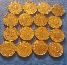 1949 1 SET 10 PFENNIG VOLTE J