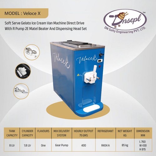 Macchina furgone gelato soft - macchina,