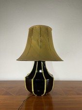 Lampada tavolo ceramica bamboo anni 70’ vintage design