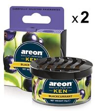 2 x Deodorante Areon KEN Ribes Nero Profumo di Lusso Profumo Auto Casa Profumo