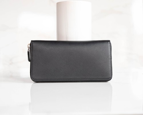 Prada portafoglio con zip - portafoglio,