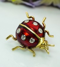 Levian Diamond Ladybug Red