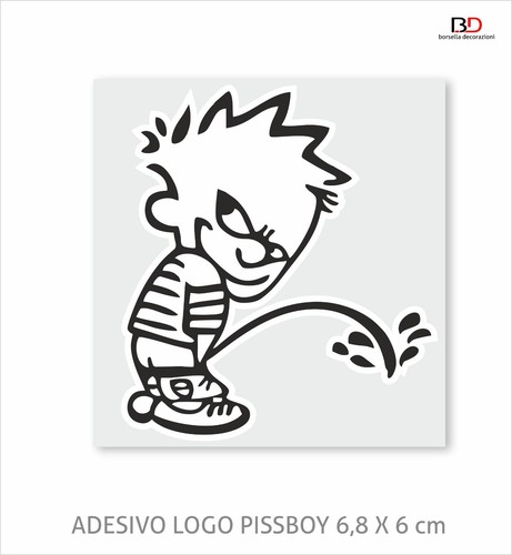 Adesivo pissboy bambino - bambino, pipi