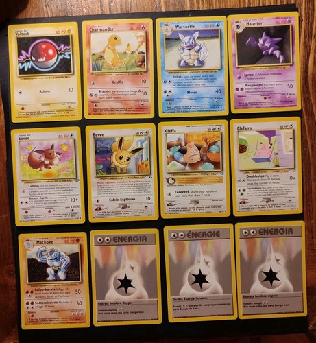 Lotto carte pokemon vintage - lotto,
