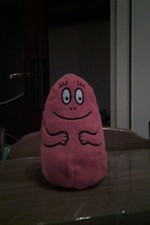barbapapà pupazzo  cm.17 con velcro nella schiena  varietà rosso circa leggi...