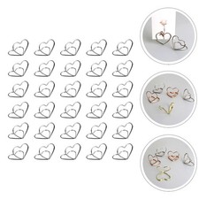 30pcs Metal Card Scheda Display clip per festività per feste Invito clip