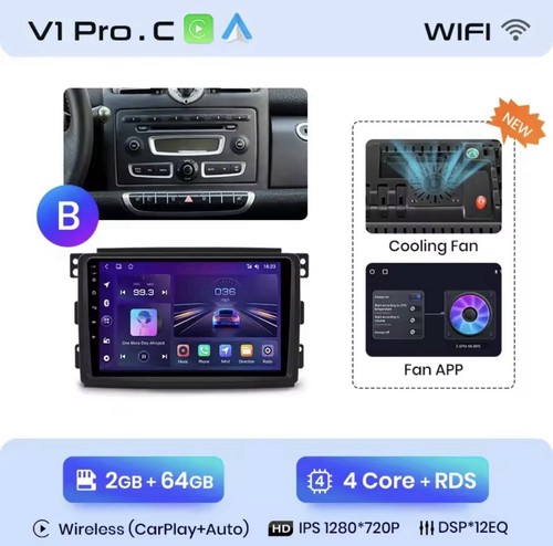 Autoradio smart fortwo - smart, 451