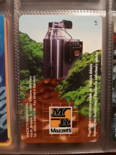 Scheda telefonica mazzetti - scheda,