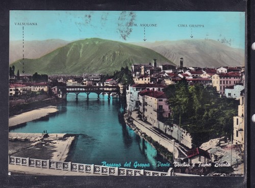 Cartolina bassano del grappa - bassano,
