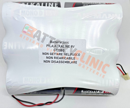 Pacco batteria compatibile - pacco, 9v