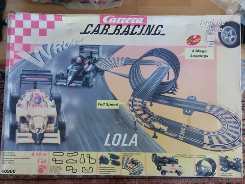 Carerra slot car racing lola - car,
