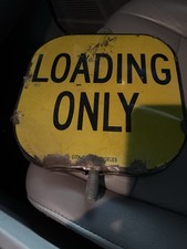 Insegna porcellana bifacciale