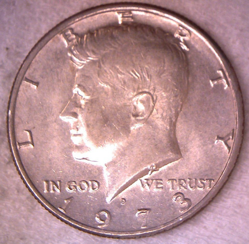 1973 mezzo dollaro kennedy - mezzo,