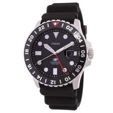 Orologio Uomo Fossil Blu GMT