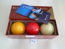 SET BOCCETTE PALLE DA BIGLIARDO SUPER ARAMITH TOURNAMENT MM.63