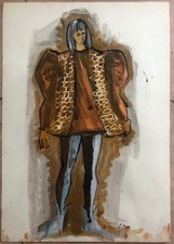Dipinto giovane in costume