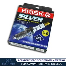 8 Candele Gpl Metano Brisk