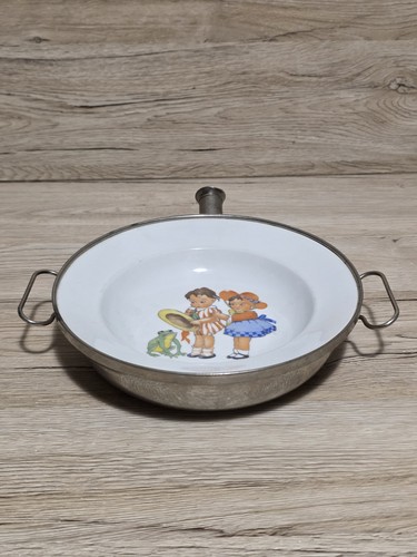 Piatto scalda pappa vintage - scalda,