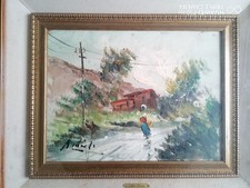 QUADRI ANTICHI DIPINTO DI ALDO