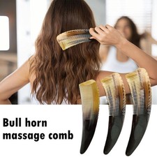 Pettine corno di bufalo nero