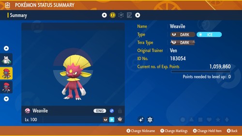 Weavile for champions - ⭐weavile,