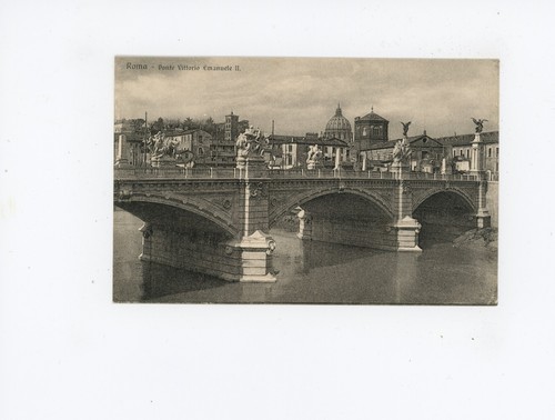 Cartolina roma ponte - -,