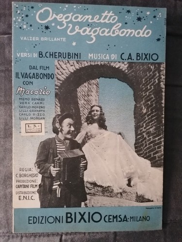 Antico spartito musicale - antico,
